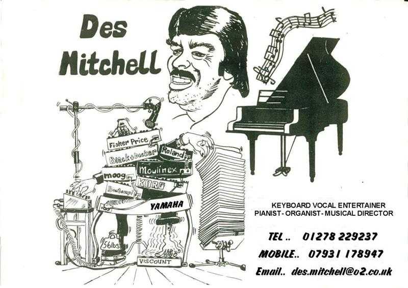 Des Mitchell quotPIANO -MANquot