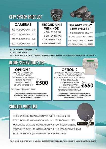 Design  install  Maintain -CCTV, alarm system  for your home and business