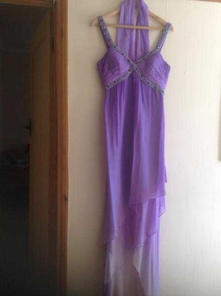 Designer purple dress