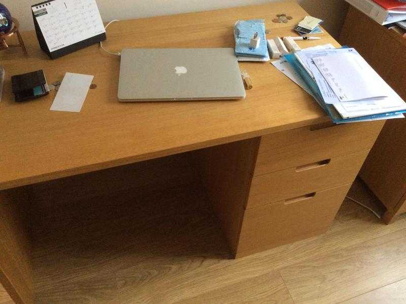 Desk and drawer