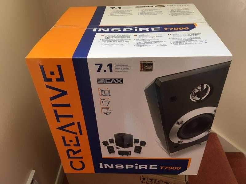 Desktop Speakers. Creative Inspire T7900 7.1