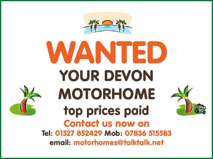 Devon High Top Motorhome Wanted