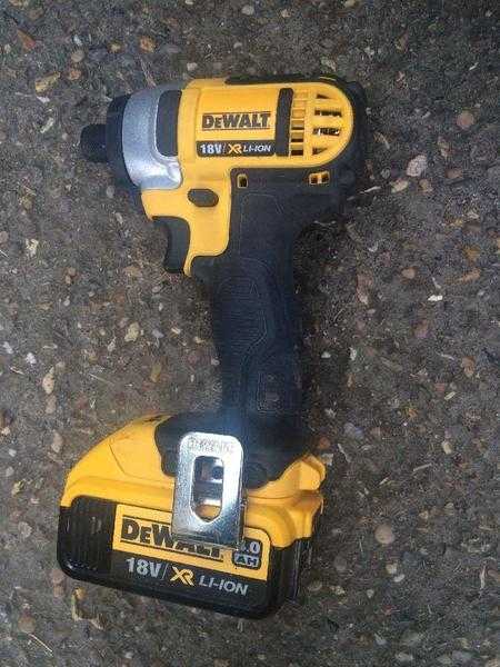 Dewalt Impact Driver 18v 4ah Battery