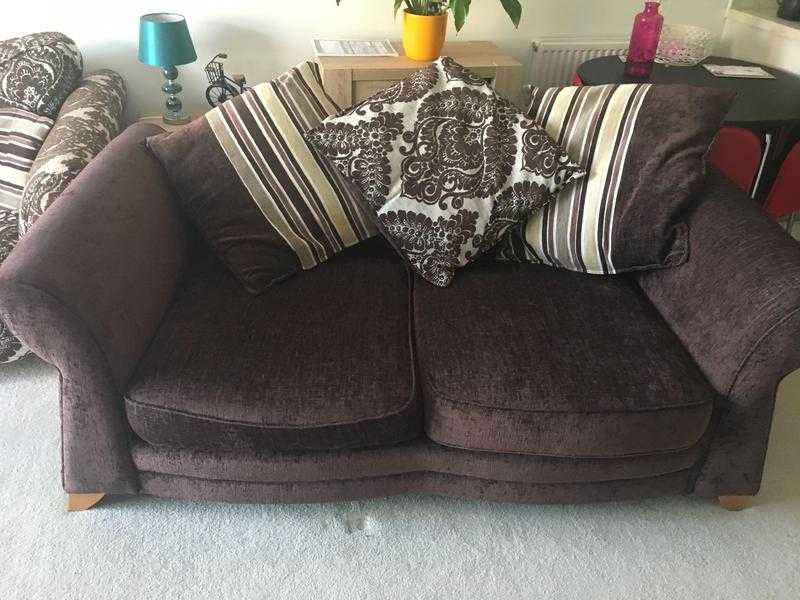 DFS 2 Seater Sofa, Snuggle Sofa and Storage footstool