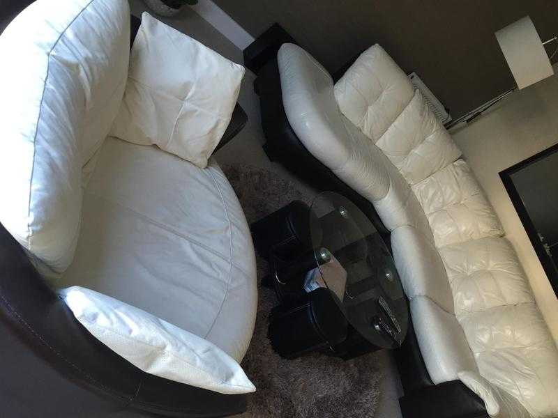 Dfs corner sofa and spinning chair