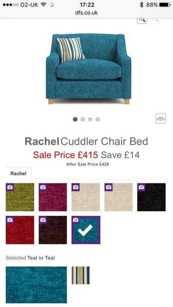 DFS Cuddler Chair Bed