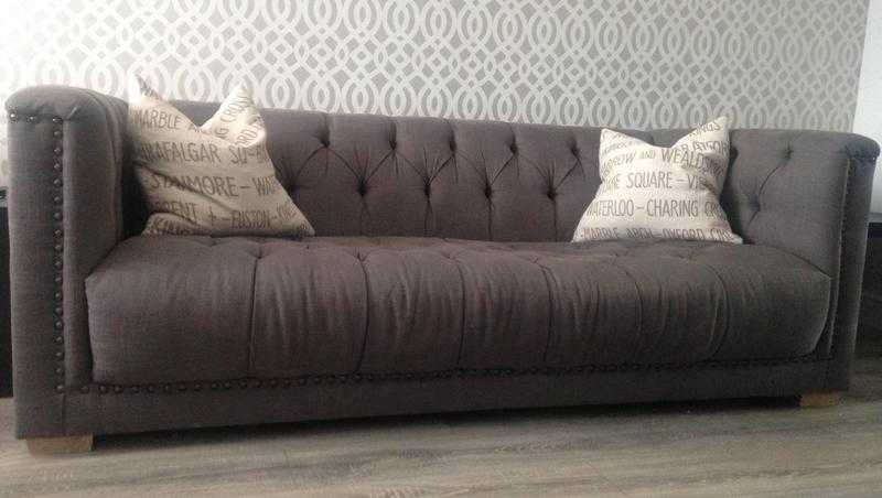 DFS FABRIC CHESTERFIELD SET