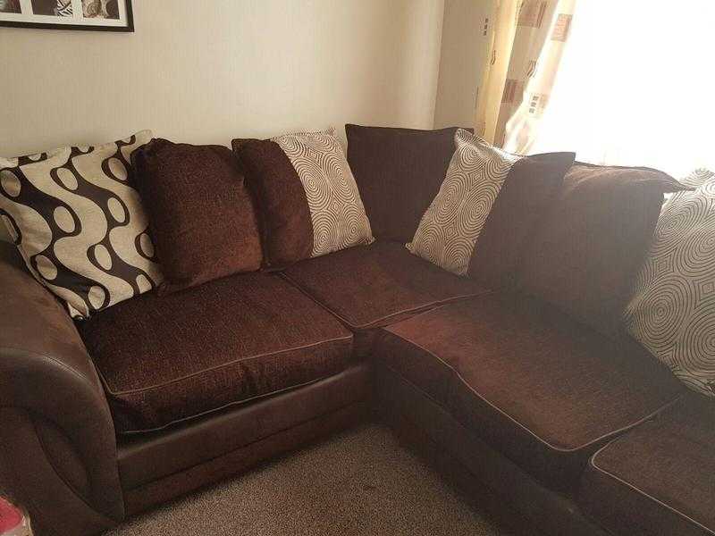 DFS left hand corner sofa, perfect condition