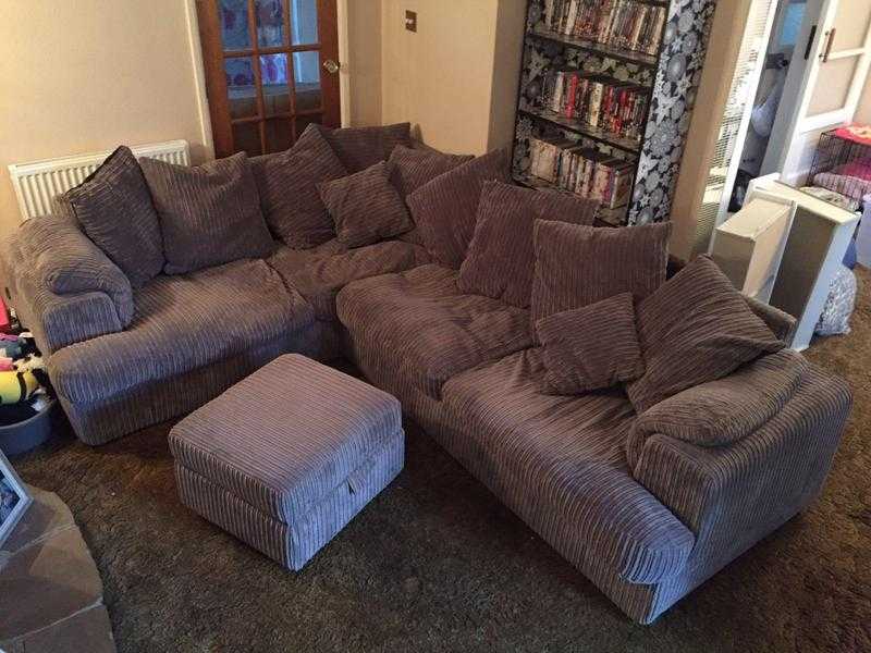 DFS Mink Corner Sofa