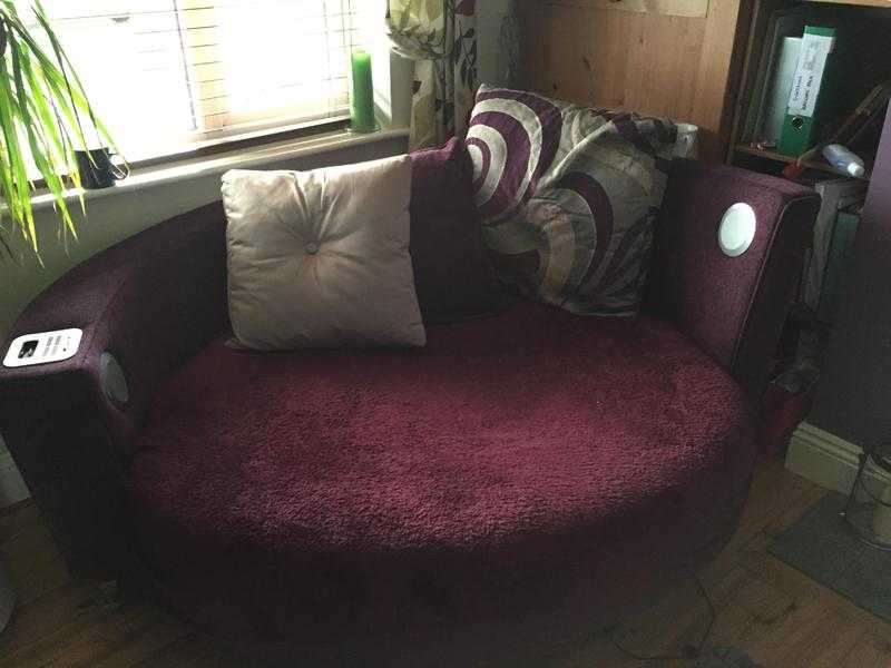 DFS sofa suite inc large audio cuddle sofa