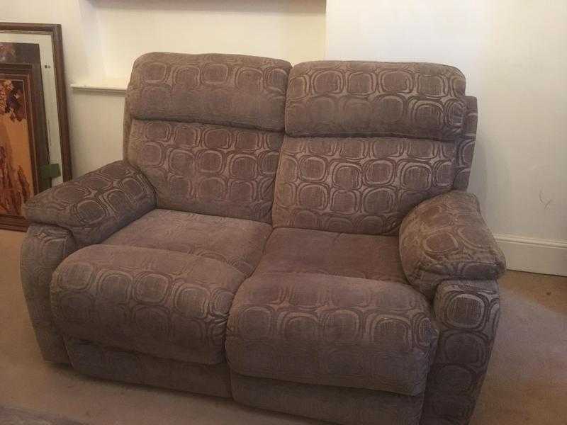 DFS two seater electric recliner sofa (Excellent condition - matching two seater available)