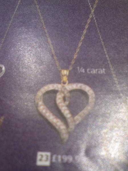 Diamond Heart Pendant