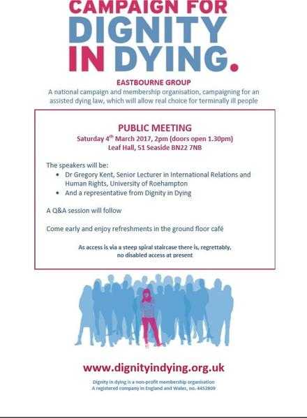 Dignity in Dying Public Meeting