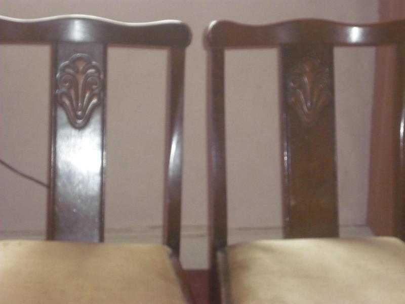 dining room chairs solid oak  1950039s