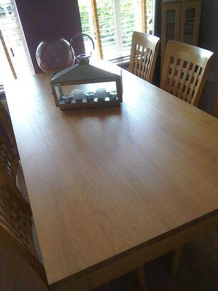 Dining room table and 6 chairs