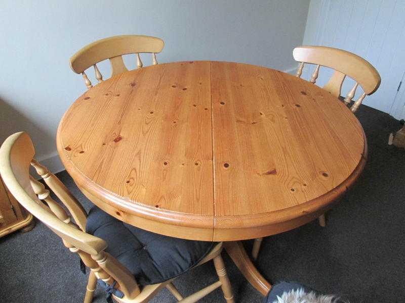 Dining room table and chairs