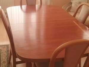 dining room table and chairs