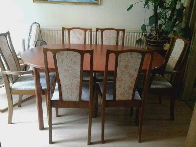 DINING TABLE  6 CHAIRS