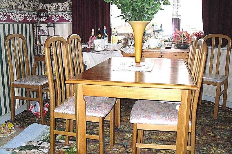 DINING TABLE amp 6 CHAIRS