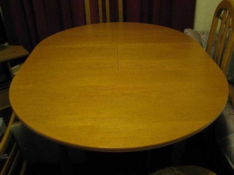 DINING TABLE and 4 High Back Chairs