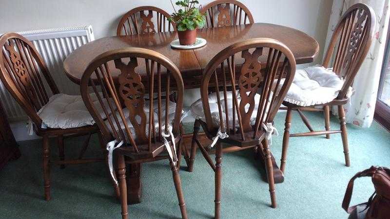 Dining table and chairs