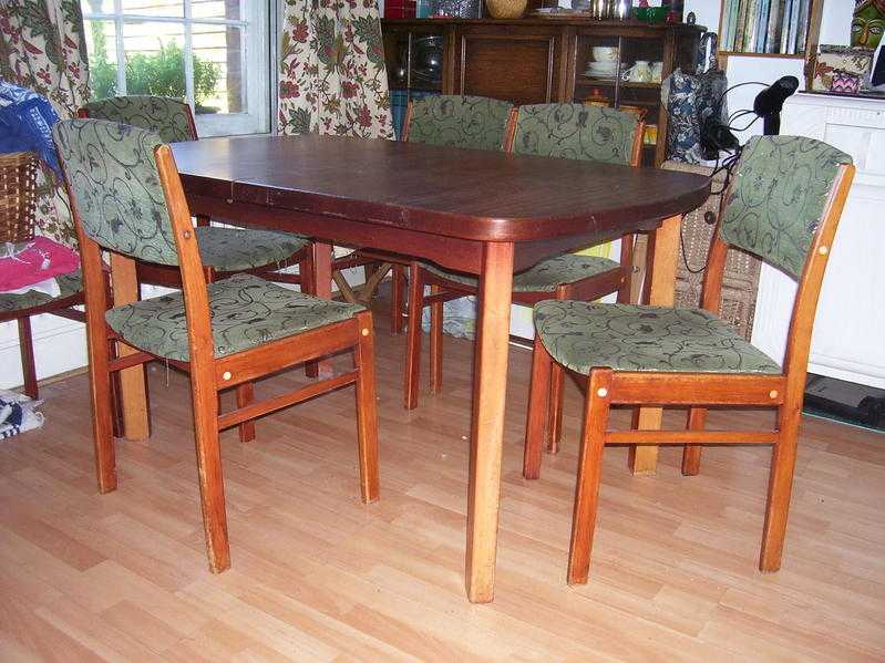 dining table and chairs