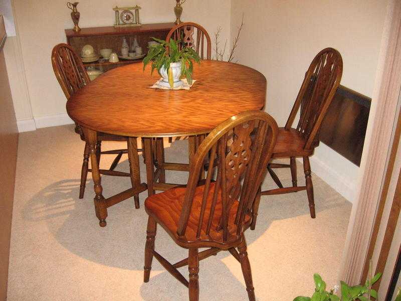 DINING TABLE, Old Court gateleg 56 open