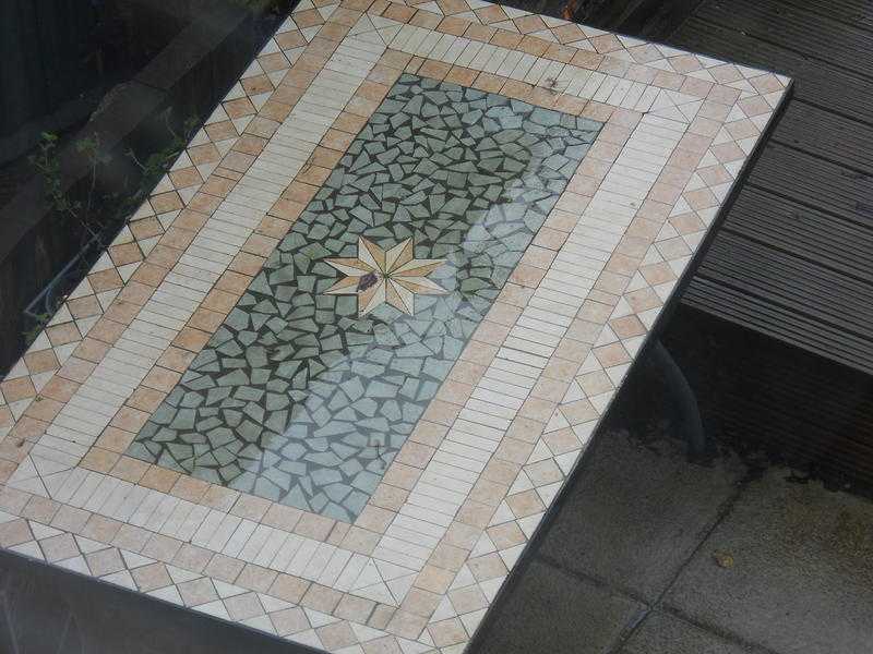 Dining Table Spanish Tiled