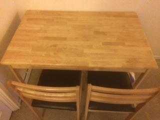 Dining table with chairs