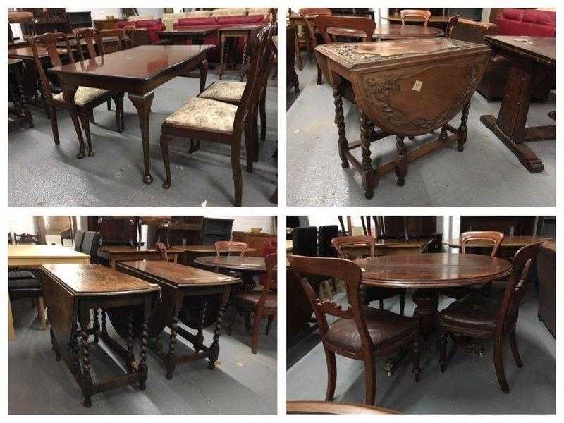 DINING TABLES amp CHAIRS, DROP LEAF TABLES, OTHER FURNITURE