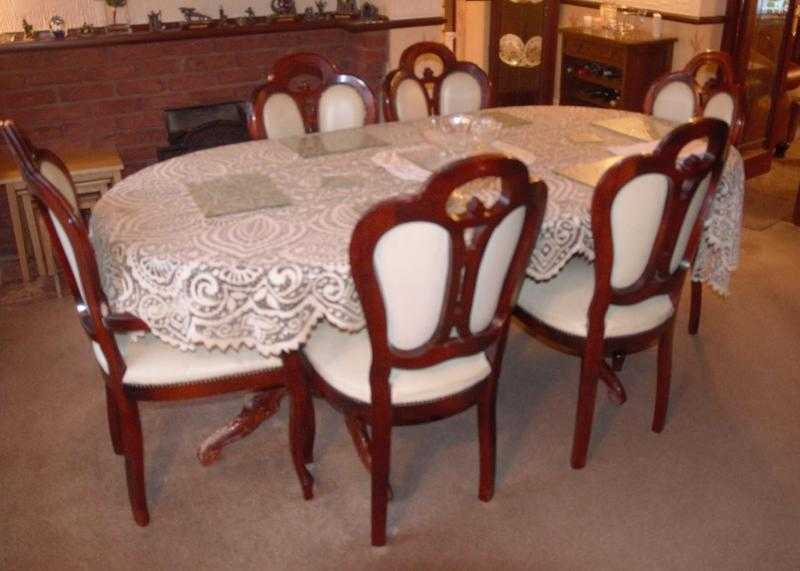 DINNING TABLE 6 CHAIRS