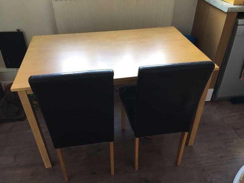 Dinning table amp chairs