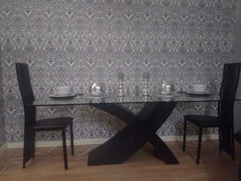 Dinning table and 2 chairs