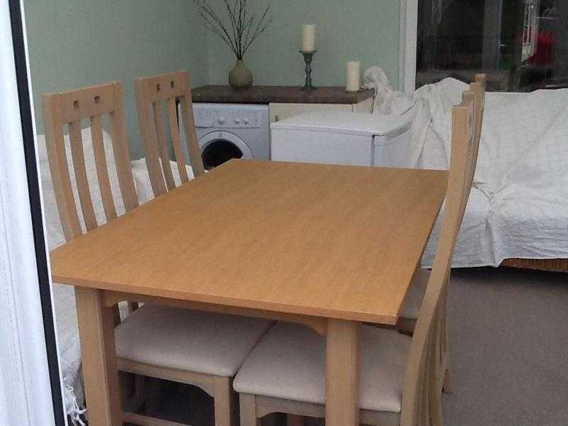 Dinning table and chairs