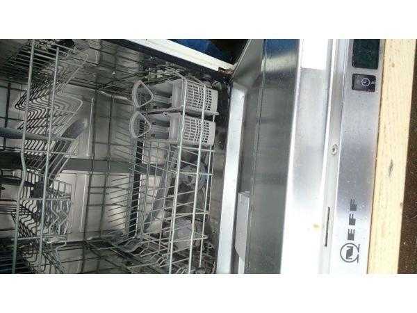 Dishwasher neff fully integrated 12Place settings 6programmes