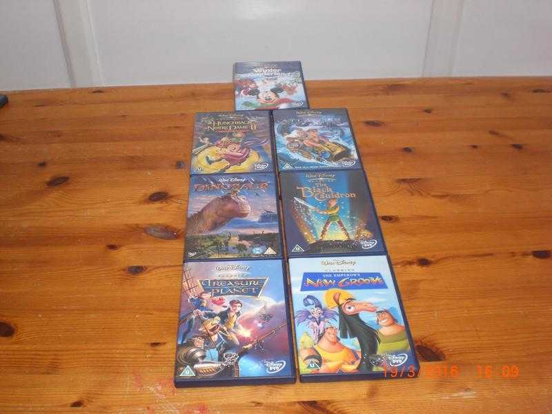 Disney DVDS x7