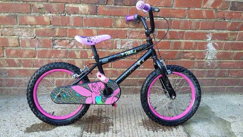 Disney Tinkerbell Kids bike 16quot very good used condition