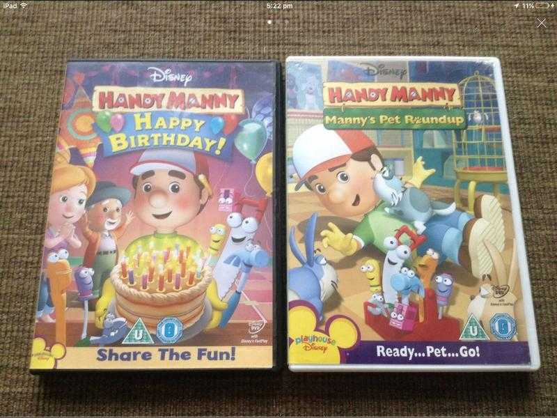 Disneys Handy Manny DVD039s x2 3 EACH