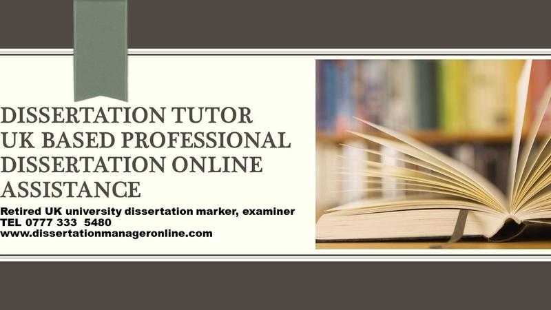 Dissertation Tutor, Dissertation Tuition, Dissertation Tutoring