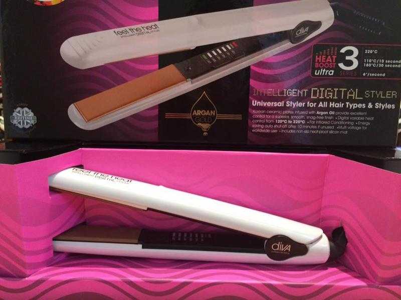 Diva 039feel the heat039 hair straighteners