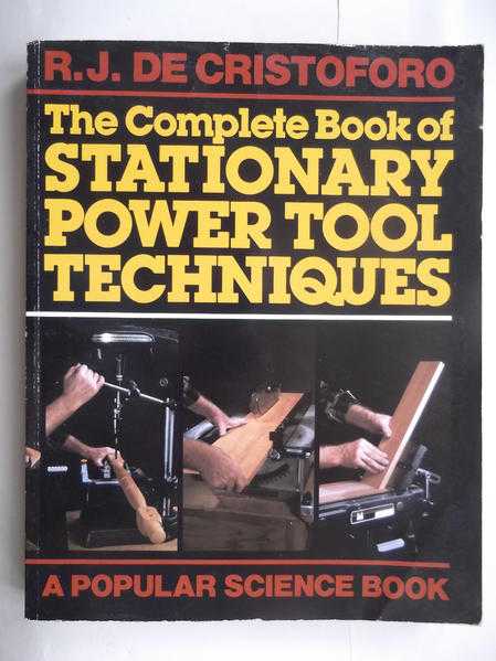 DIY reference book - Stationary Power Tool Techniques