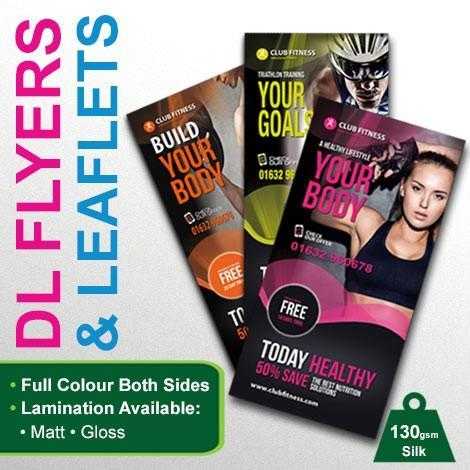 DL Flyers and Leaflets Printing