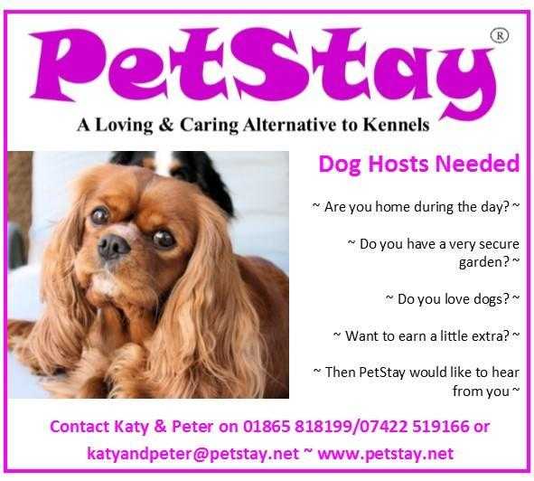 Dog carers wanted for PetStay Oxfordshire