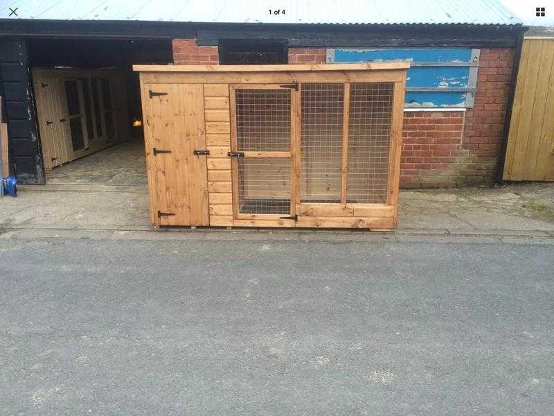 Dog kennel and run