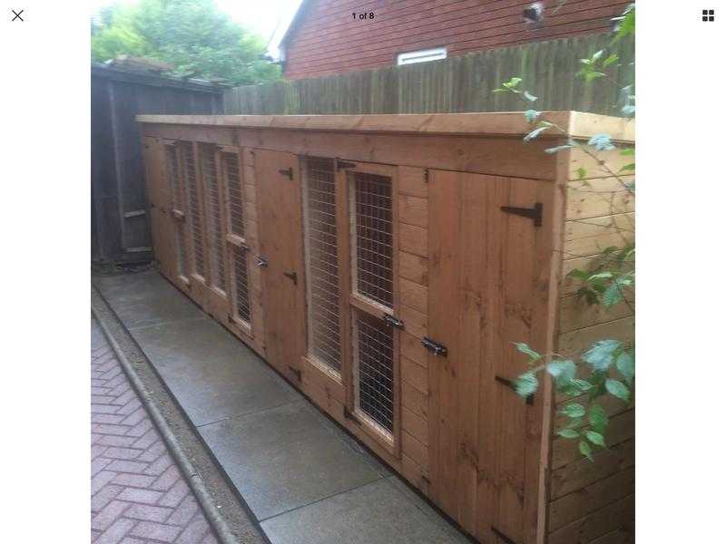 Dog kennel and run