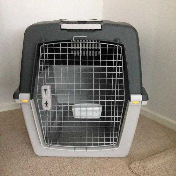 Dog travel kennel. Airline approved.