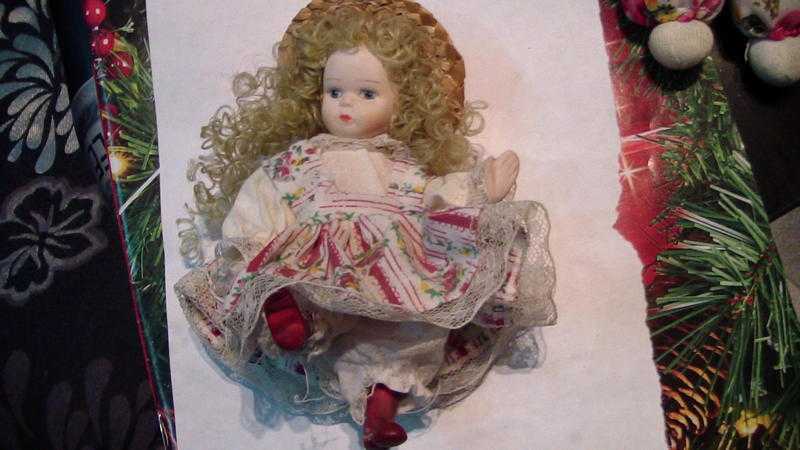 doll with porcelain facehands etc