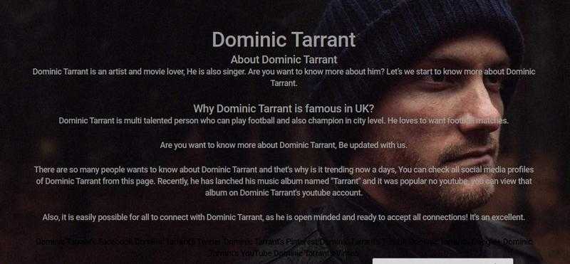 Dominic Tarrant for Music
