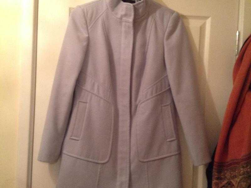 Dorethy Perkins powder blue wool coat