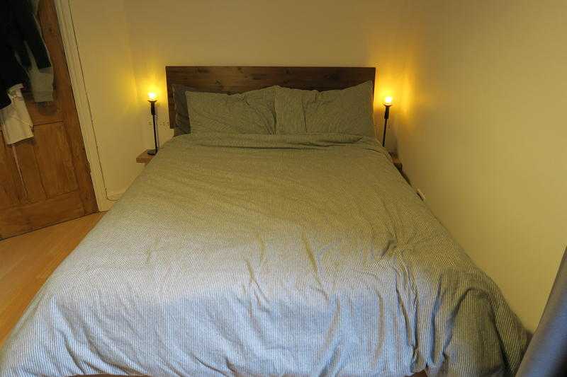 Double bed and mattress. Almost brand new. Warren Evans Bed Siesta Bed